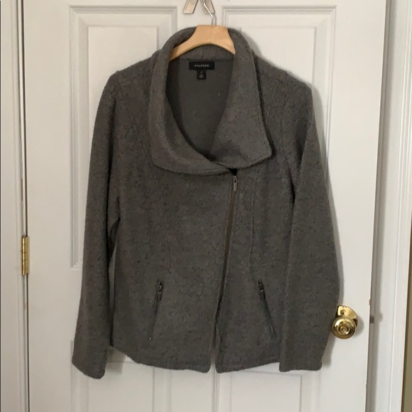 Halogen bouclé moto jacket - Picture 1 of 4